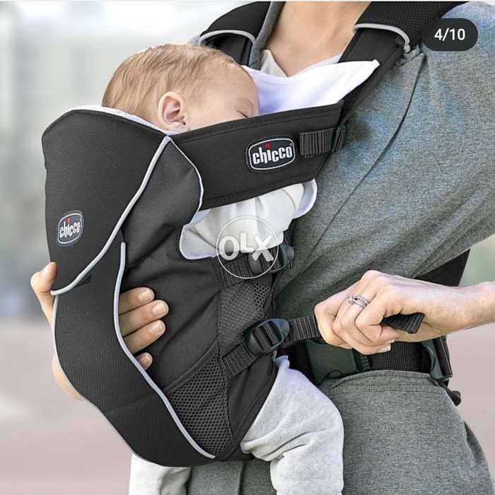 Chicco ultrasoft baby carrier-black حامله اطفال 1