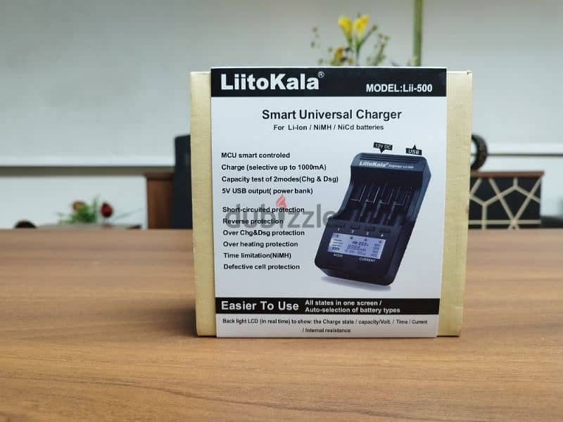 شاحن بطاريات ليثيوم liitokala lii-500 0