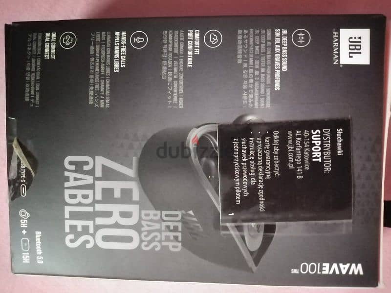 Wireless headphones JBL wave 100TWS original - used سماعة بلوتوث 2