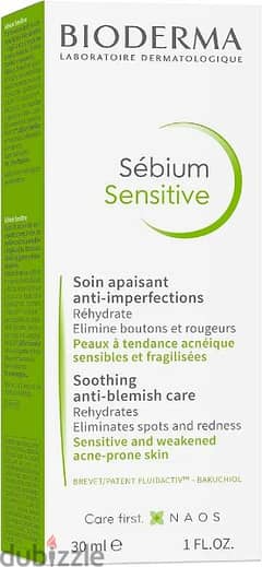Bioderma Sébium Sensitive Calming Anti Imperfections 30ml 0