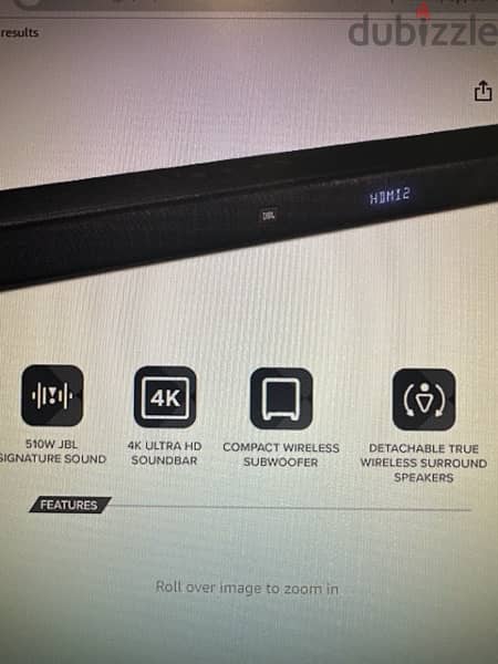 jbl bar5.1 4k ultra hd soundbar with wireless surround speakers 1
