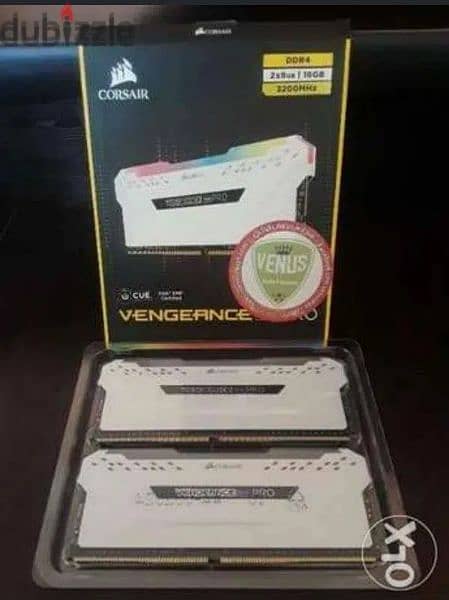 Corsair Vengeance RGB PRO 16GB (2 x 8GB) DDR4 DRAM 3200MHz C16 Memory 0