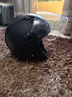 LS2 helmet . model : OF562 . size:( M ) . Used like new