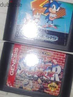 Original sega games, super street fighter 2,sonic2,shadow dancer.