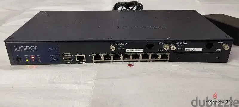 JUNIPER SRX220H Router with 2 VDSL MODULE. . Excellent condition65619907681282122