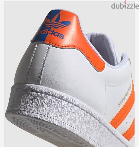 اديداس Adidas Superstar Knicks Split 'White Orange' FX5526 3