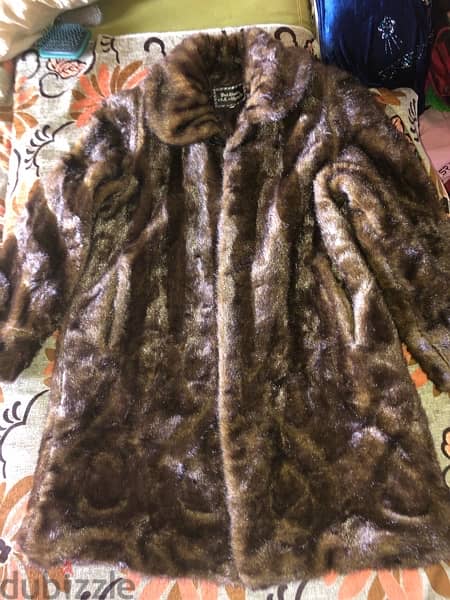 بالطو فرو مستورد Natural Fur Coat Mink Female Free Size 1