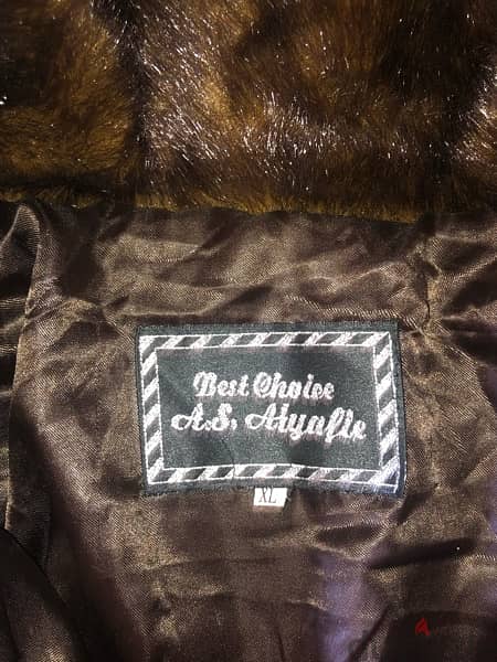 بالطو فرو مستورد Natural Fur Coat Mink Female Free Size 3