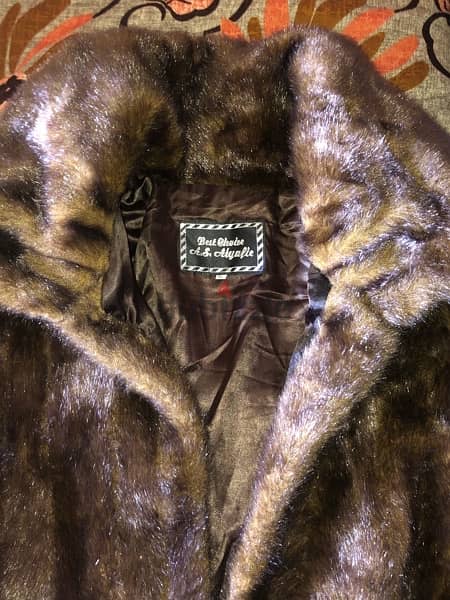 بالطو فرو مستورد Natural Fur Coat Mink Female Free Size 4