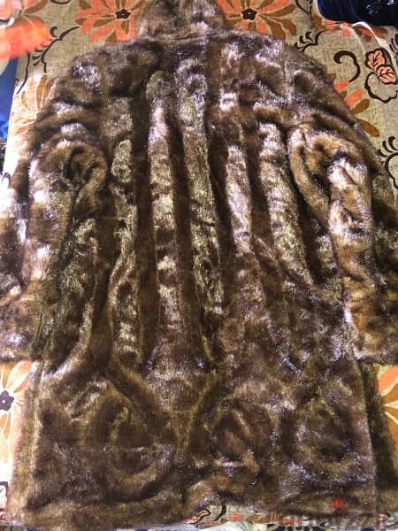 بالطو فرو مستورد Natural Fur Coat Mink Female Free Size 6