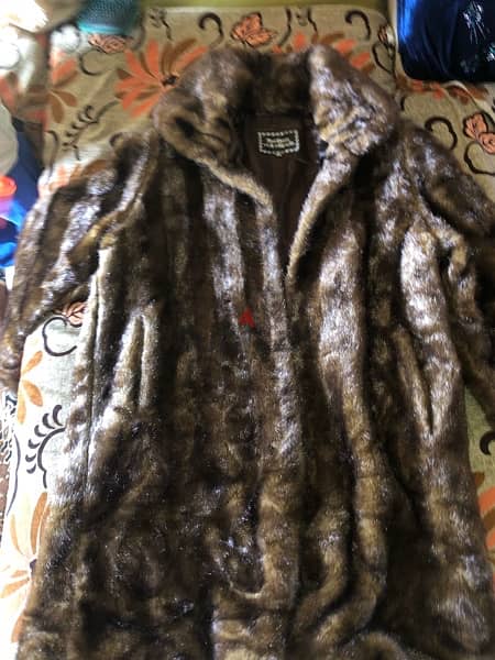 بالطو فرو مستورد Natural Fur Coat Mink Female Free Size 7