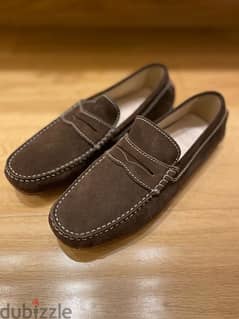 Ecco Brown Suede Shoes - Size 41