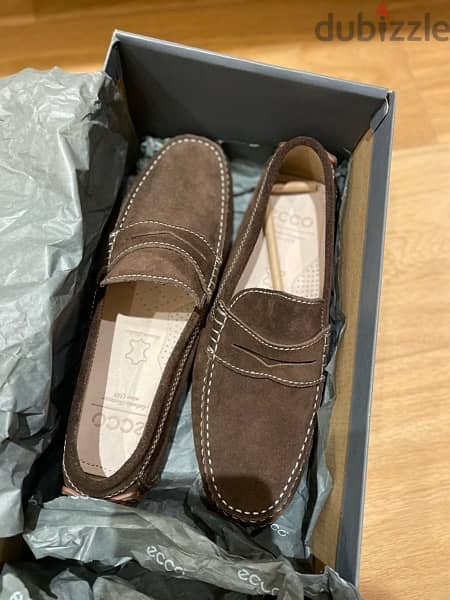 Geox Brown Suede Shoes - Size 41 1