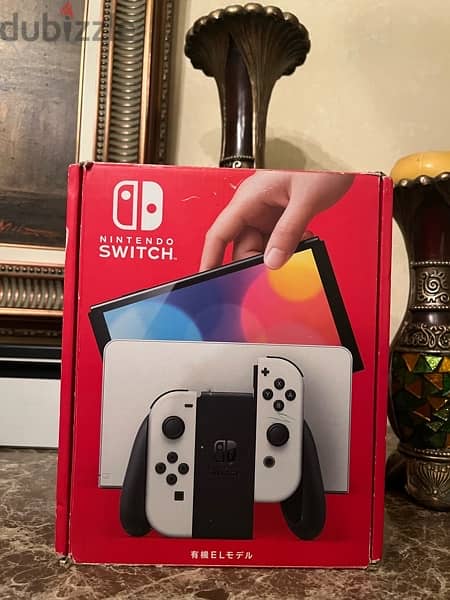 White Chinese Nintendo Switch Oled, Opened but not used 5