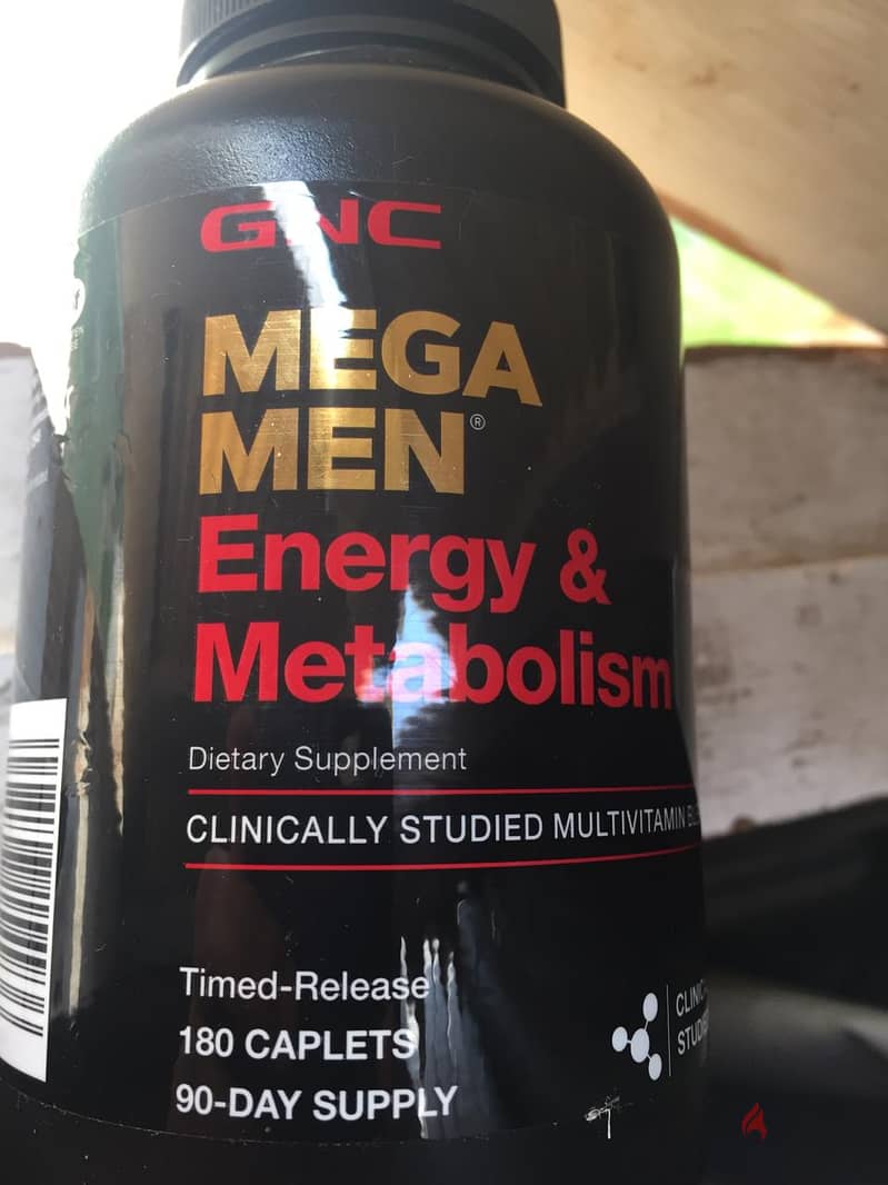فيتامين ميجامن GNC Mega Men Energy and Metabolism Multivitamin 180 1
