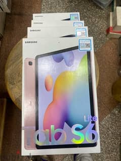 Galaxy Tab S6 Lite 4G 64/4G snap dragon Gold Gray جديد متبرشم
