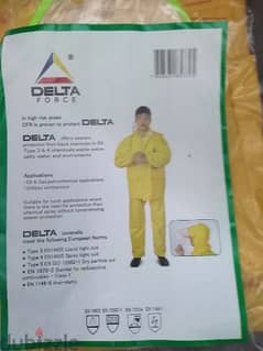 بدلة جلد ديلتا فورس مقوامة للماء و مواد الطلاء و الكيماويات 0