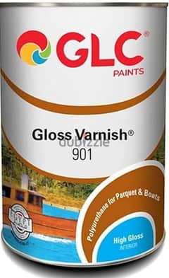 GLC gloss varnish 901
جلوس ورنيش 901 ورنيش شفاف لامع من مركب واحد كيلو 0