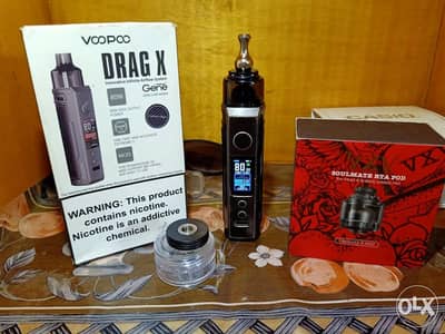Full kit pod mod drag x with VXV tank للبيع فل كيت دراج اكس بالريبيلد ...