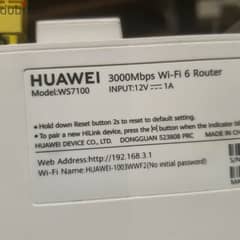 HUAWEI WS7100 WiFi 6 Plus Smart WiFi Router AX3 Dual-core Wireless 0