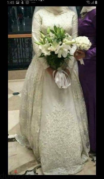 فستان زفاف تم تصميمة فى تركيا 1