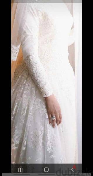 فستان زفاف تم تصميمة فى تركيا 3