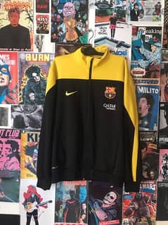 authentic Barcelona warming jacket size XL with code