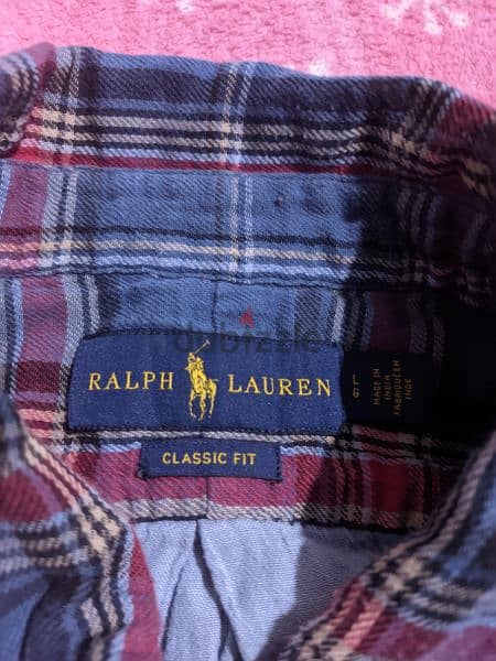 قميص كاروهات اصلى من براند Polo Ralph Lauren 1