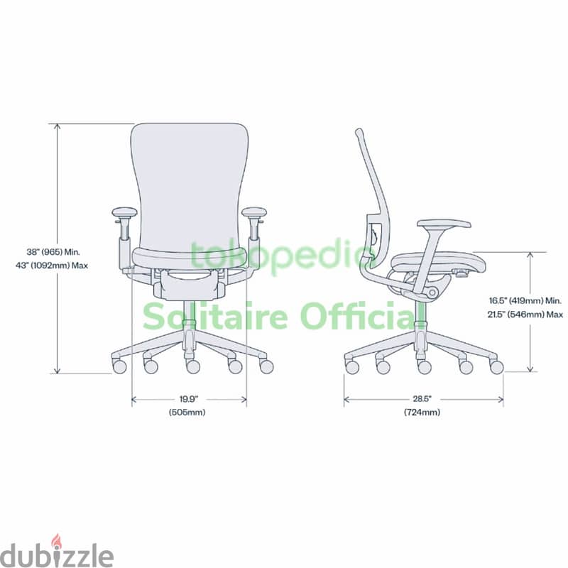 Haworth Zody office chaor  كرسى مكتب طبى Herman miller 6