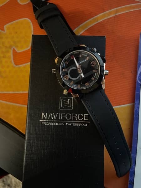 NAVI FORCE watch in rosegold color 0