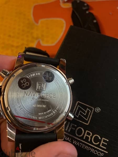 NAVI FORCE watch in rosegold color 1