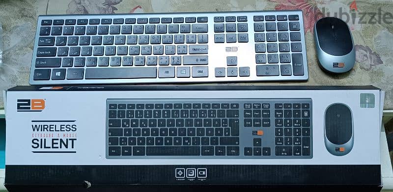 Business Series Wireless Keyboard and Mouse Combo - Dark GrayBlack 3