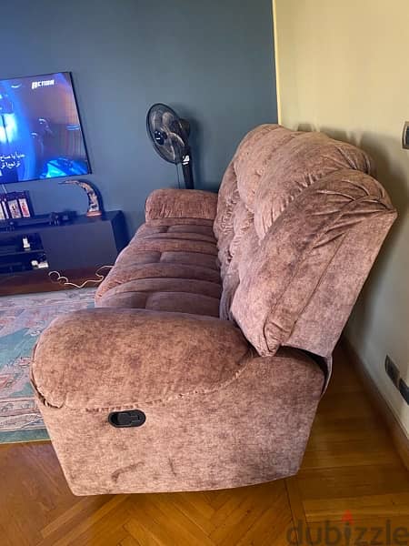 2 recliner sofas for sale - slightly used. 4