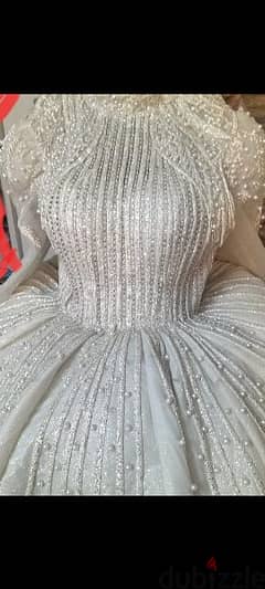 فستان زفاف للبيع  تحفه يلبس لوزن ٦٥ كيلو 0