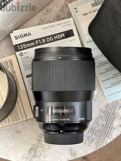 Sigma 135mm f1.8 art for Nikon للبدل 0