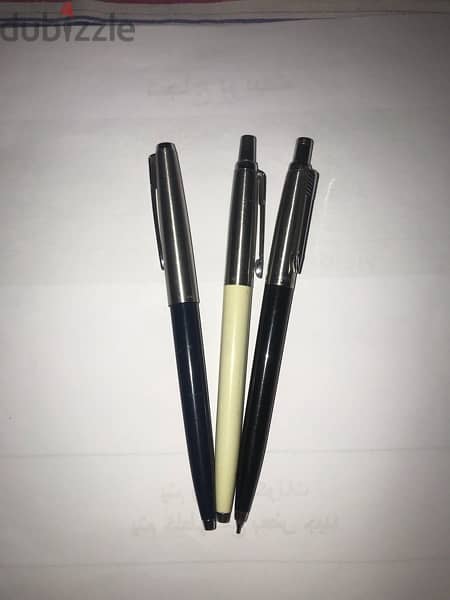٣ قلم باركر امريكي  ( أبيض /كحلي / اسود ) 7
