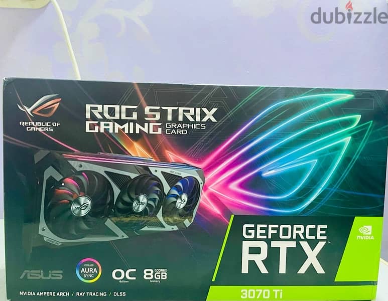 ROG Strix GeForce RTX 3070 Ti OC Edition 8GB GDDR6X 1