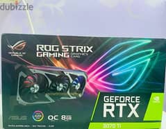 ROG Strix GeForce RTX 3070 Ti OC Edition 8GB GDDR6X