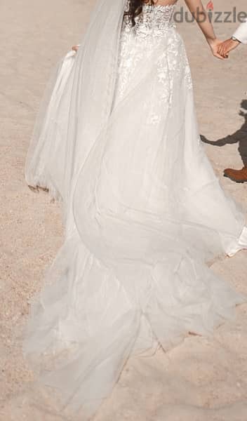 Bridal dress with veil 2