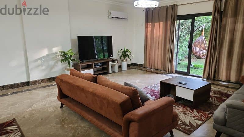 Emaar Mivida Creceny fully furnished apartment with private garden 0