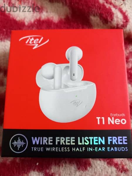 سماعة لاسلكية Ear Eabuds  wireless ماركة itel T1 Neo بحالة الجديد 3