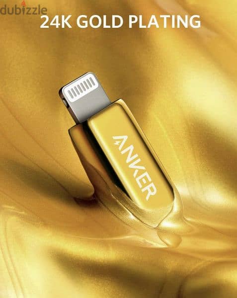 Anker 24k golden cable for iphone 1