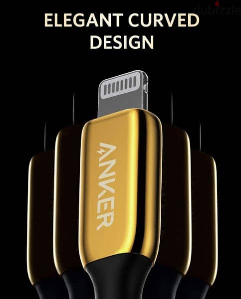 Anker 24k golden cable for iphone 7
