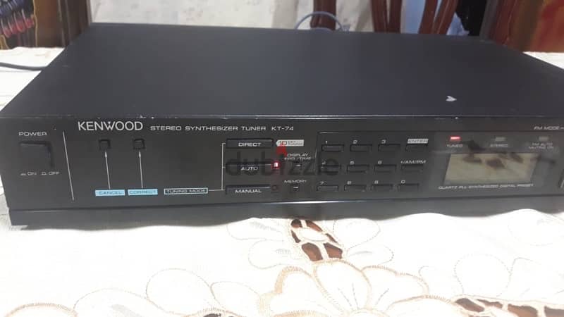 Kenwood digital Stereo Tuner KT-74 2