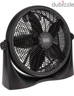 Black & Decker | Box Fan with 55 Watt Motor | 3 Speeds | Black 0