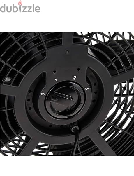 Black & Decker | Box Fan with 55 Watt Motor | 3 Speeds | Black 3