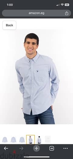 american eagle shirt size M(slim fit) new 0