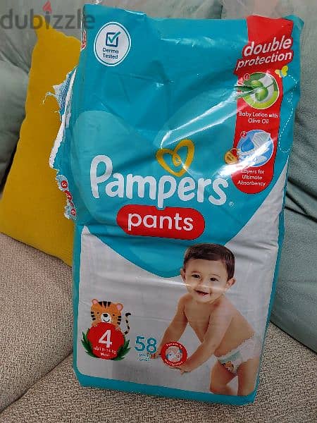pampers pants  مقاس 4 1