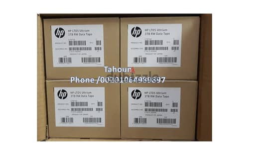 شرائط تخزين من نوع   (   HP  ( LTO-5  3TB  C7975A )  &  ( LTO-4 1.6TB