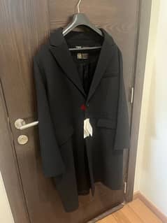 Black wool coat 0